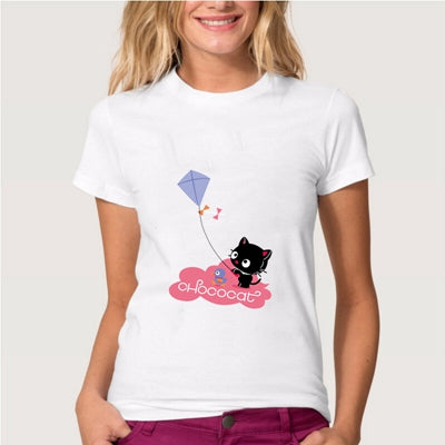 Naughty Black Cat T shirt