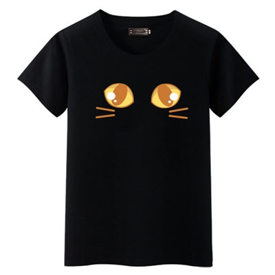 Naughty Black Cat T shirt