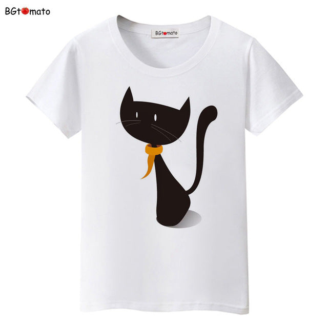 black cat T-shirt