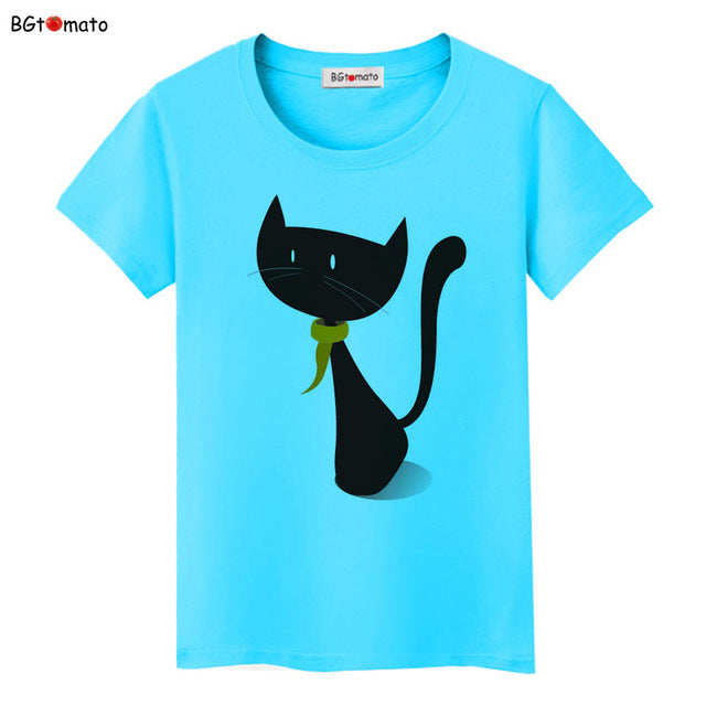 black cat T-shirt
