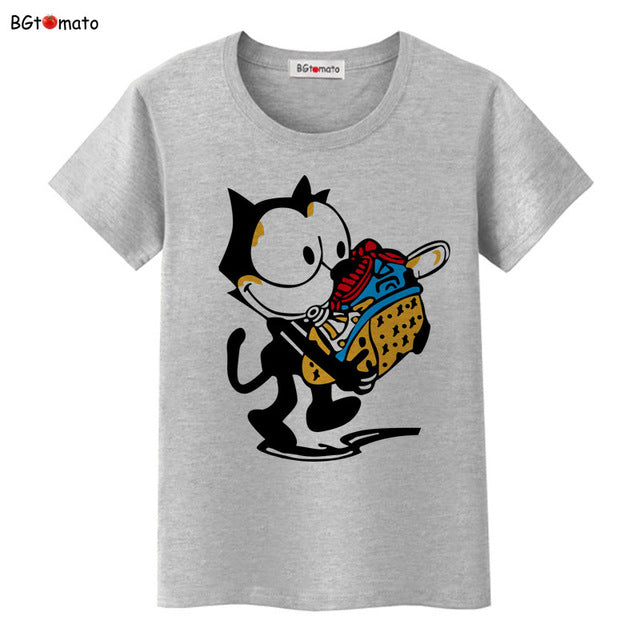 black cat T-shirt