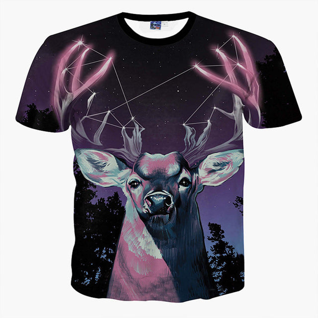 New Galaxy Cat 3D T Shirt