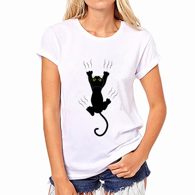 Cotton Printing Originality O-Neck Short Sleeve T-shirt Tops Shirt