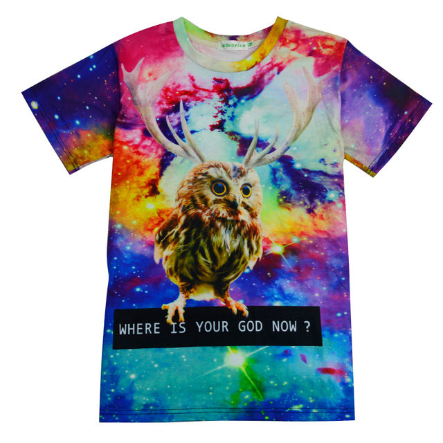 Funny 3d Cat T-shirt