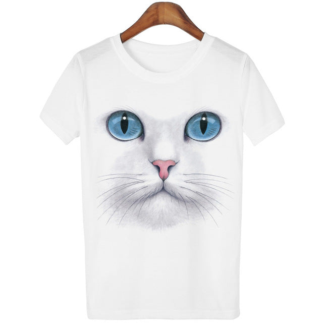 3D Cat T shirt