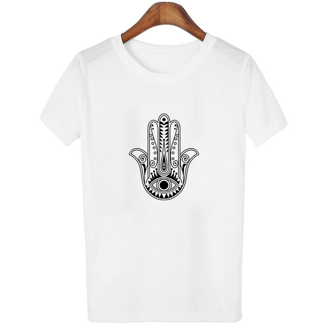 MOTHER OF CATS Letters Animal Printed T-shirts
