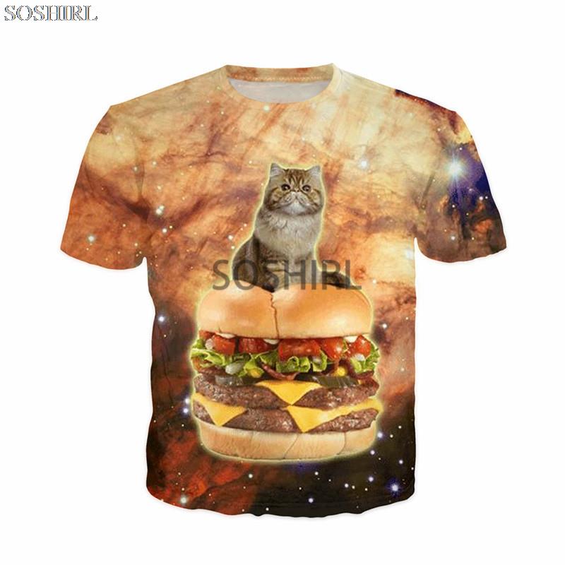 Burger Cat T Shirt