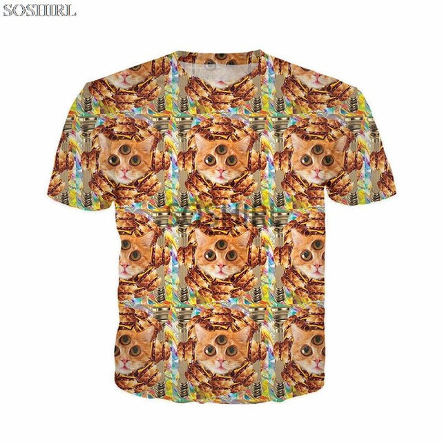 Burger Cat T Shirt