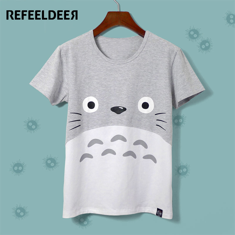 Harajuku Kawaii Cat Totoro T-Shirt
