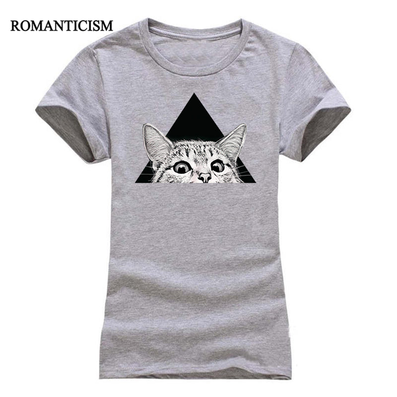 cat printed girl t-shirts
