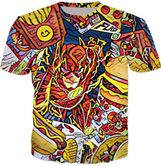Cat Food T-Shirt Pizza 3D Printed Tees