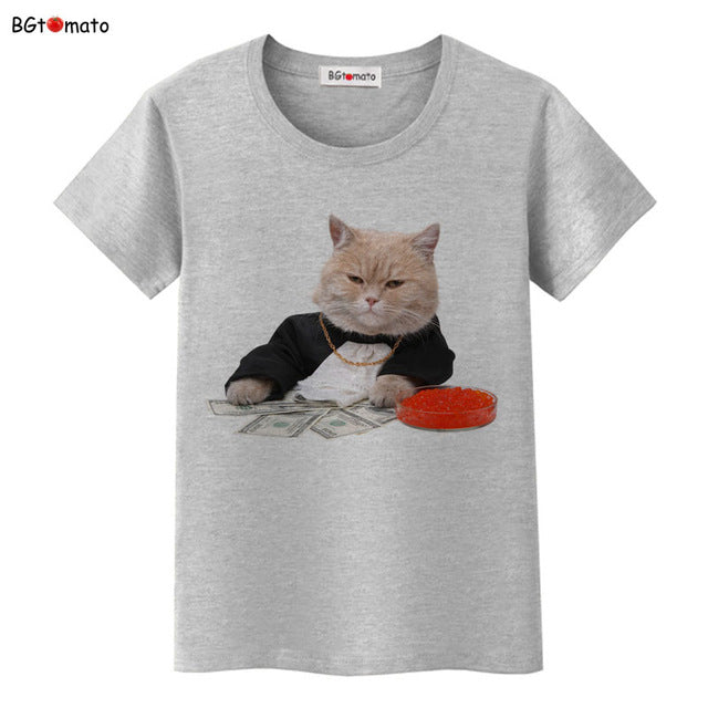 Funny Magnate cat t shirt