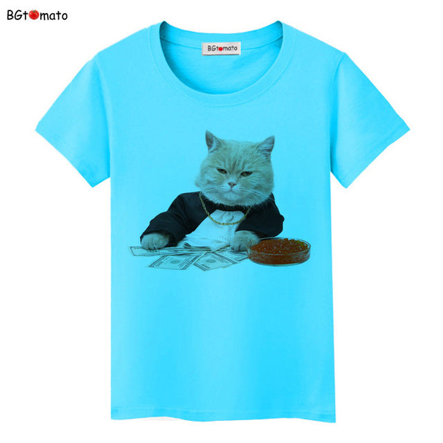 Funny Magnate cat t shirt
