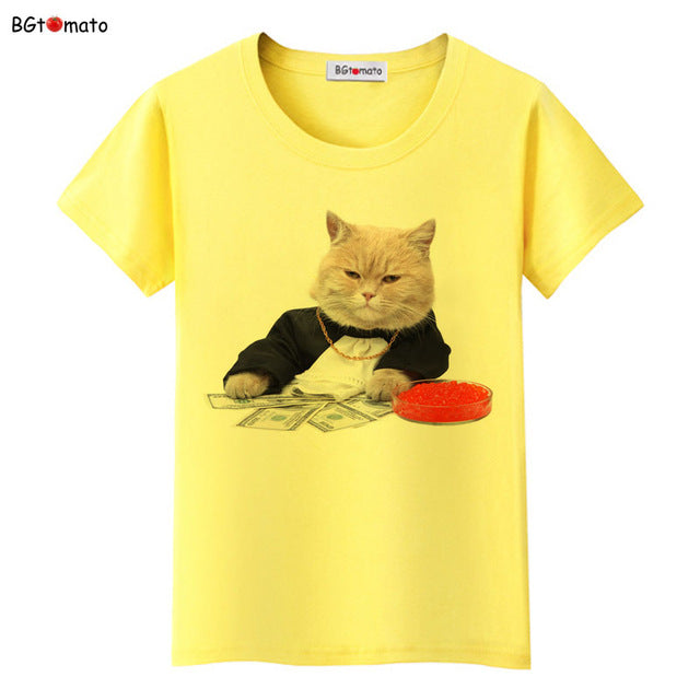 Funny Magnate cat t shirt