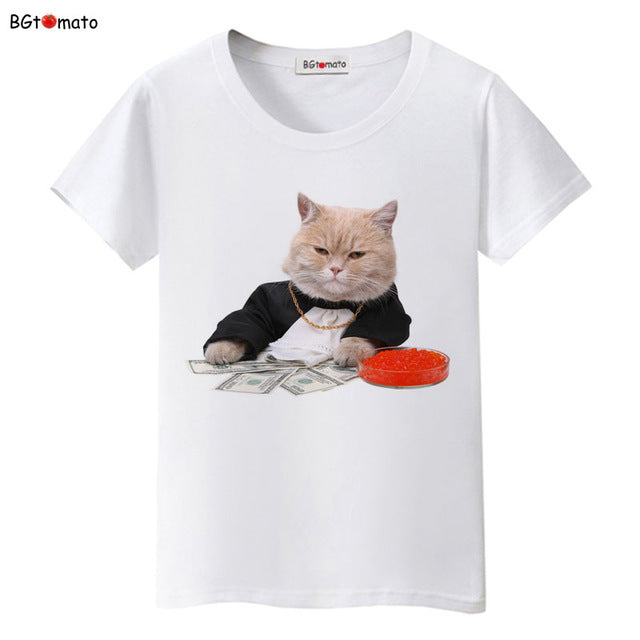 Funny Magnate cat t shirt