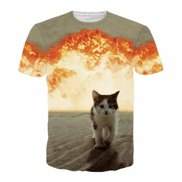 Surprised cats t-shirt