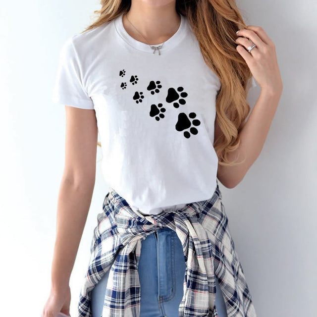 Funny Paws Print Product Clothes for Women