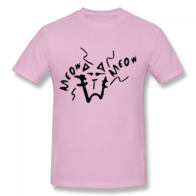 Cartoon Black Cat Tee Shirt