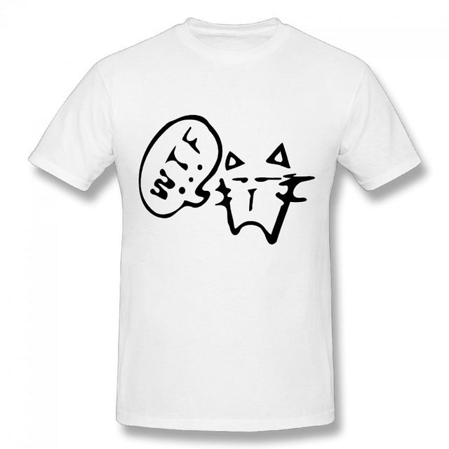 Cartoon Black Cat Tee Shirt