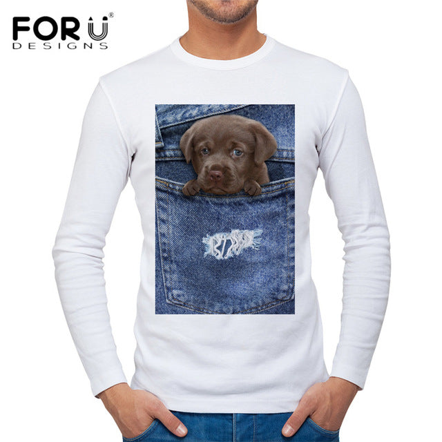 Funny Cat Men's T Shirt