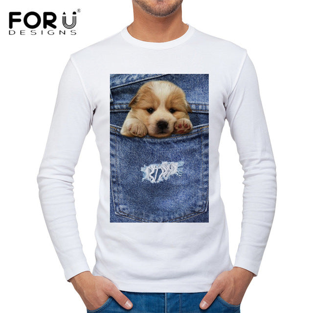 Funny Cat Men's T Shirt