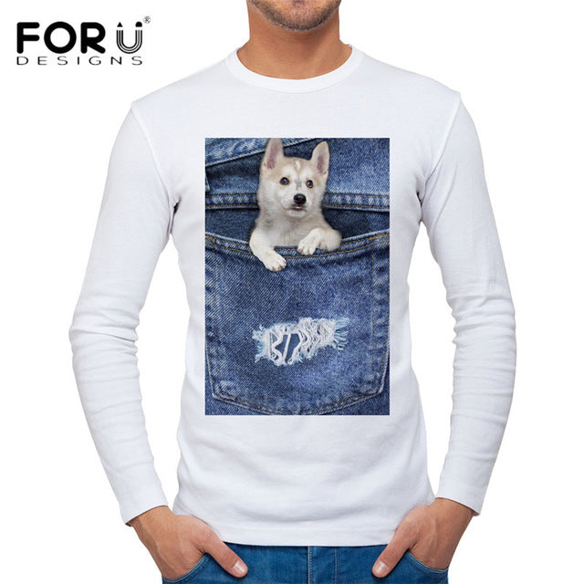Funny Cat Men's T Shirt