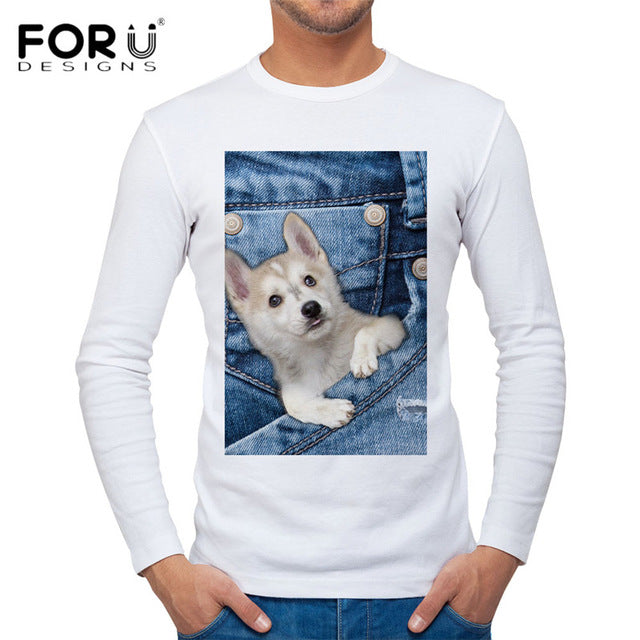 Funny Cat Men's T Shirt