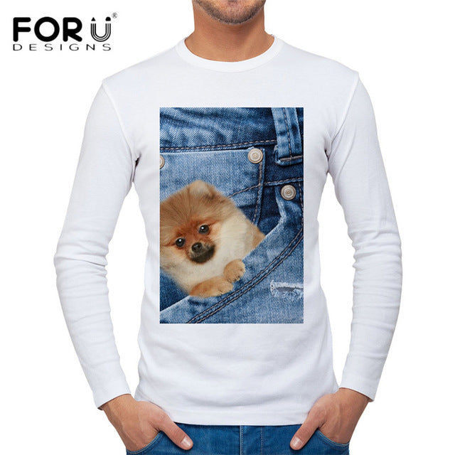 Funny Cat Men's T Shirt
