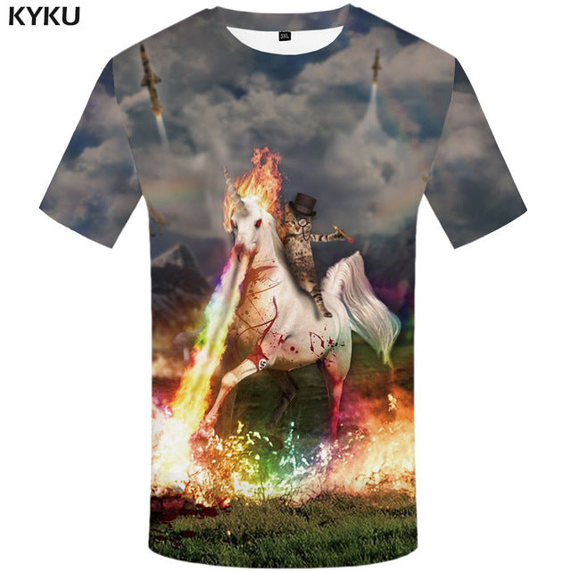 Hip Hop Cat T Shirt Clothing