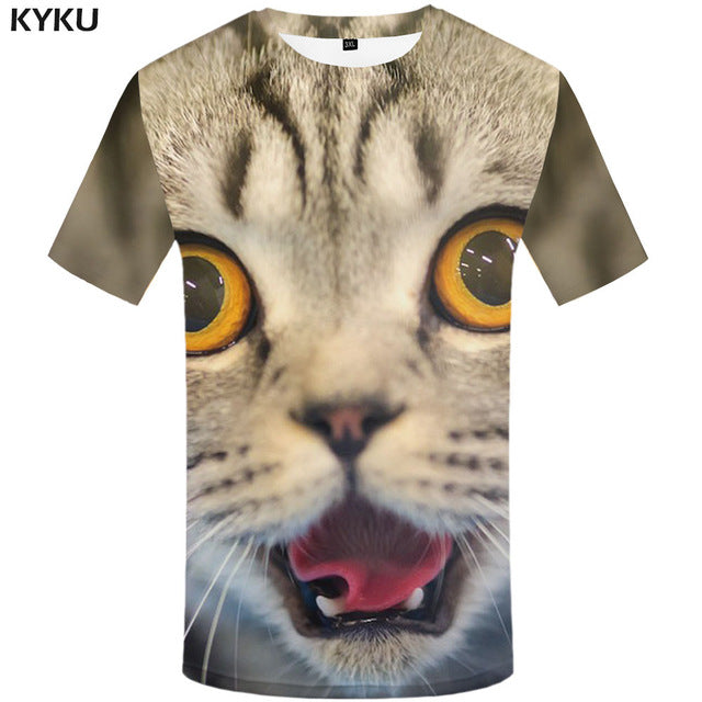 Hip Hop Cat T Shirt Clothing