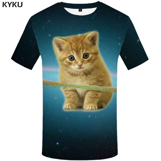 Hip Hop Cat T Shirt Clothing