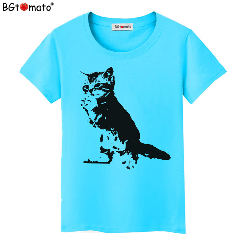 Original brand Black cat tshirt