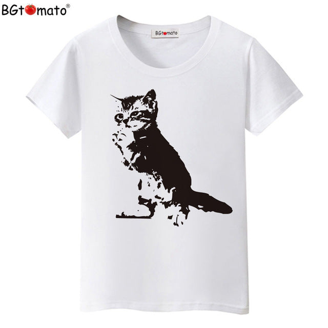 Original brand Black cat tshirt