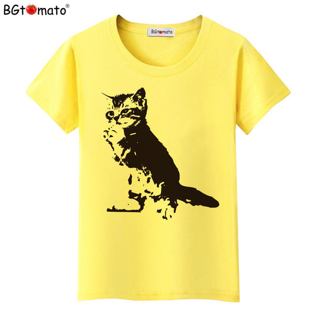 Original brand Black cat tshirt