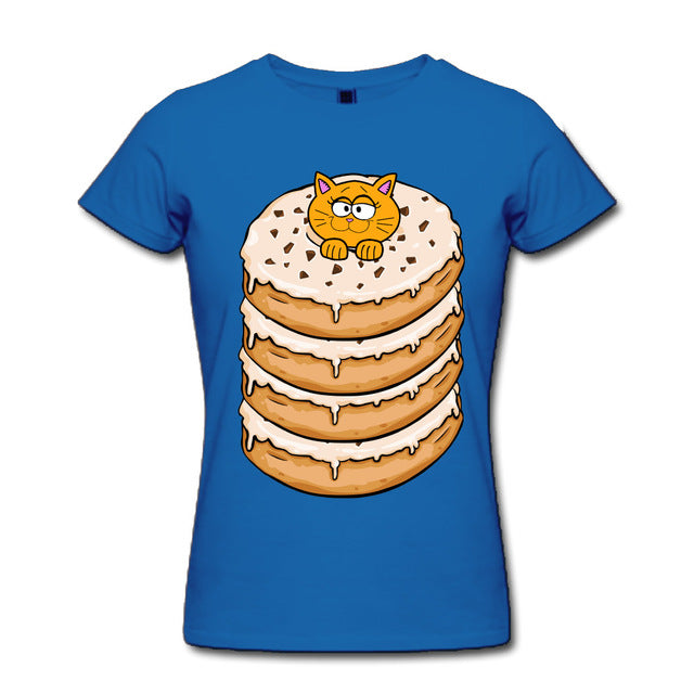 Four Donuts And Cat T Shirts