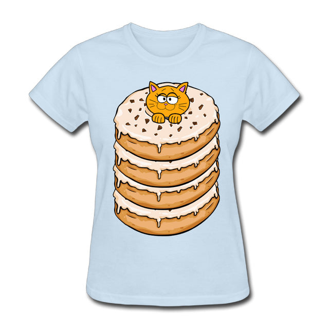 Four Donuts And Cat T Shirts