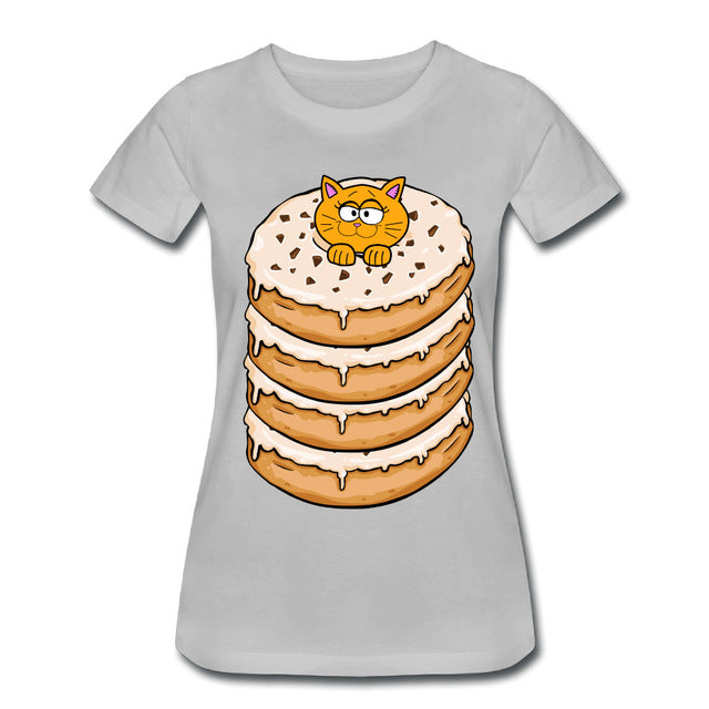 Four Donuts And Cat T Shirts