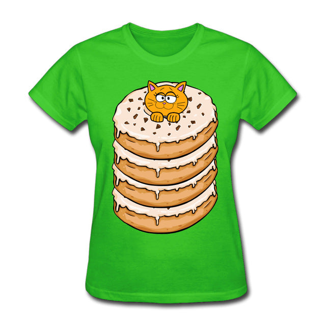 Four Donuts And Cat T Shirts