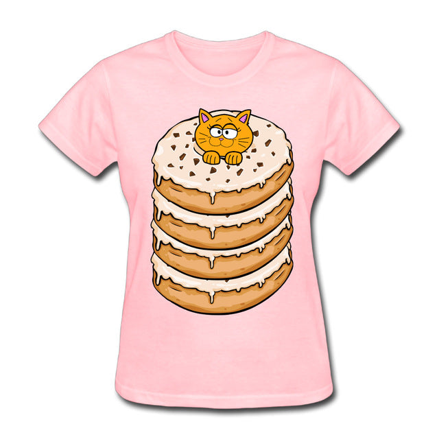 Four Donuts And Cat T Shirts
