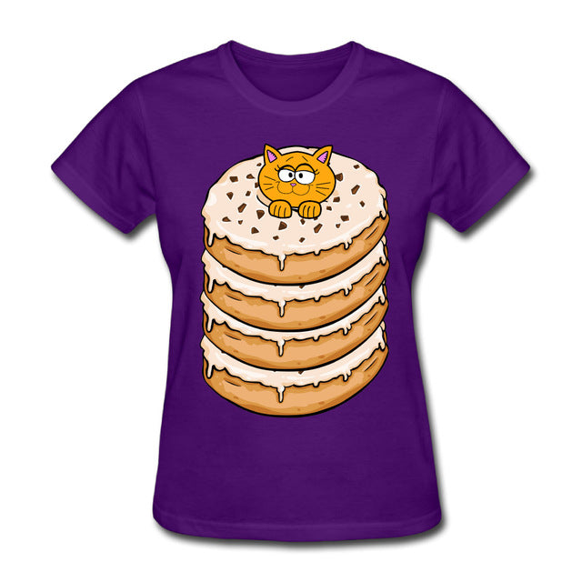 Four Donuts And Cat T Shirts