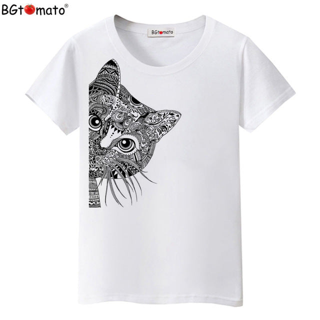 Lovely cat funny t shirts