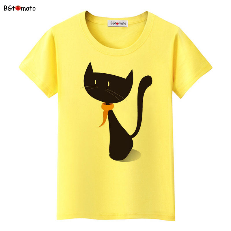 black cat T-shirt