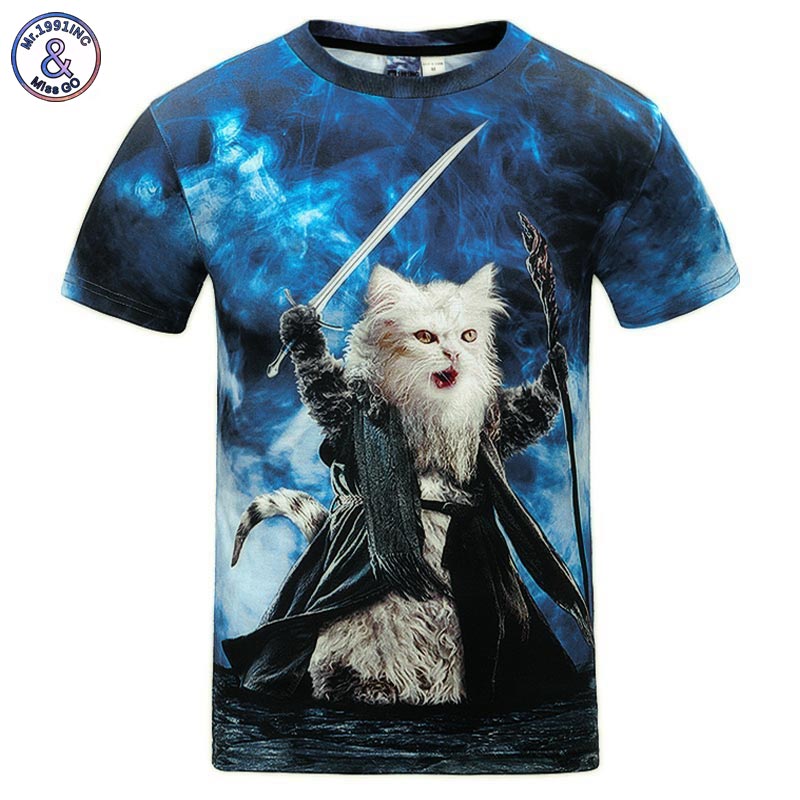 Mr.1991INC Cats T-shirt
