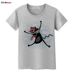 black cat T-shirt