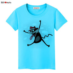 black cat T-shirt
