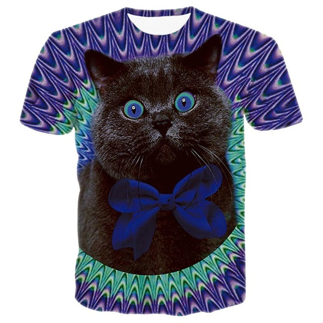 Mr.1991INC Cats T-shirt