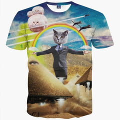 Mr.1991INC Cats T-shirt