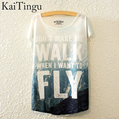 Harajuku Animal Cat Print Shirt O-Neck Short Sleeve T Shirt