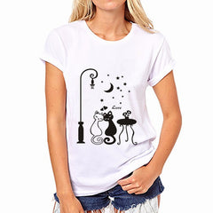 Cotton Printing Originality O-Neck Short Sleeve T-shirt Tops Shirt