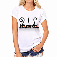Cotton Printing Originality O-Neck Short Sleeve T-shirt Tops Shirt